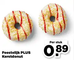 PLUS Feestelijk plus kerstdonut aanbieding