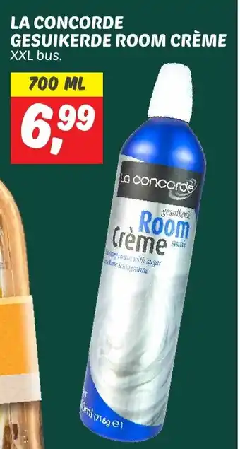 Dekamarkt La concorde gesuikerde room creme aanbieding