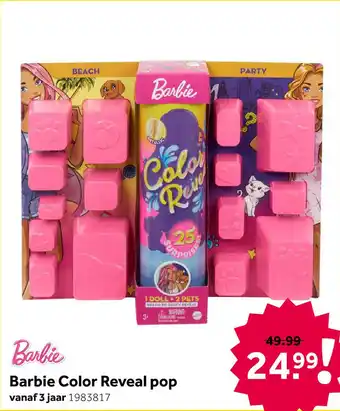 Intertoys Barbie Color Reveal pop aanbieding