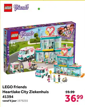 Intertoys LEGO Friends Heartlake City ziekenhuis 41394 aanbieding