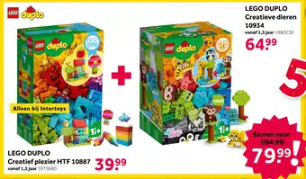 Intertoys LEGO DUPLO creatief plezier 10887 aanbieding