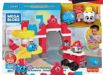 Top1Toys Mega Bloks Peek A Blocks Fire Station aanbieding