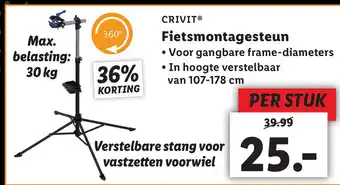 Lidl CRIVITO Fietsmontagesteun aanbieding