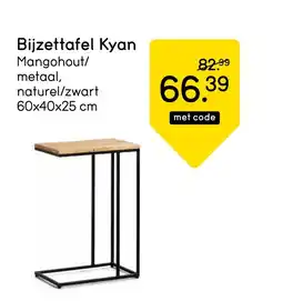 Leen Bakker Bijzettafel Kyan aanbieding