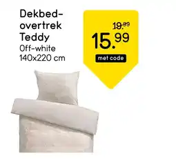 Leen Bakker Dekbed- overtrek Teddy aanbieding