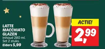 Dekamarkt Latte macchiato glazen aanbieding