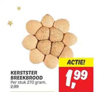 Dekamarkt Kerstster breekbrood aanbieding