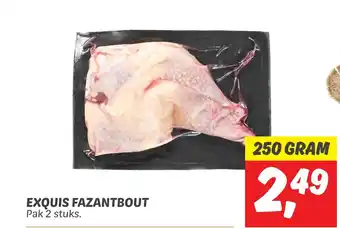 Dekamarkt Exquis fazantbout aanbieding