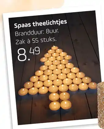 Coppelmans Spaas theelichtjes aanbieding