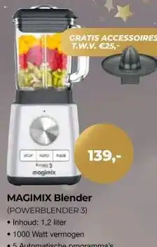 EP Beerepoot MAGIMIX Blender (POWERBLENDER 3) aanbieding