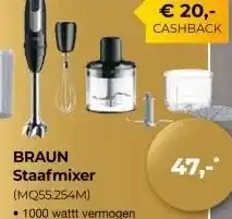 EP Beerepoot BRAUN Staafmixer (MQ55.254M) aanbieding