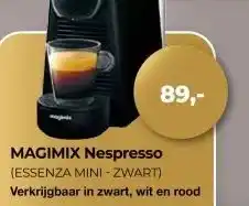 EP Beerepoot MAGIMIX Nespresso (ESSENZA MINI - ZWART) aanbieding