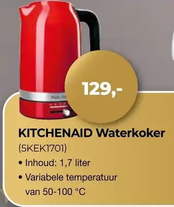 EP Beerepoot KITCHENAID Waterkoker (5KEK1701) aanbieding