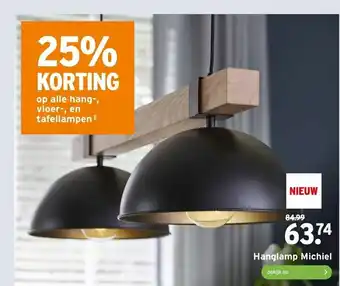 GAMMA Op Alle Hang Vloer-, en Tafellampen aanbieding