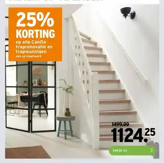 GAMMA Op Alle CanDo Traprenovatie En Trapleuningen aanbieding