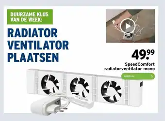 GAMMA SpeedComfort Radiatorventilator Mono aanbieding