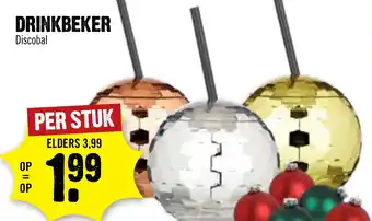 Dirck 3 Drinkbeker discobal aanbieding