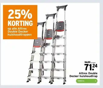 GAMMA Altrex Double Decker Huishoudtrap aanbieding