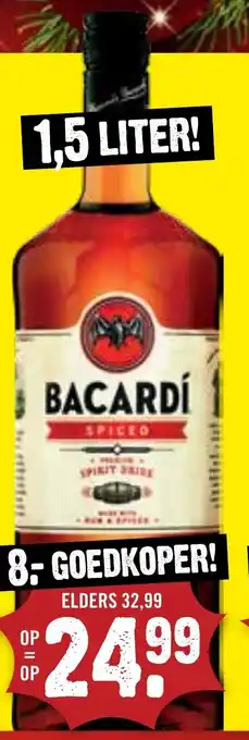 Dirck 3 Bacardí spiced aanbieding