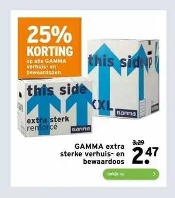 GAMMA Sterke Verhuis-En Bewaardoos aanbieding