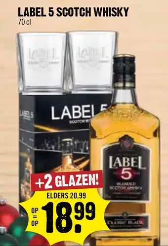 Dirck 3 Label 5 scotch whisky aanbieding