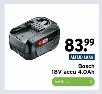 GAMMA Bosch 18V Accu 4.0Ah aanbieding