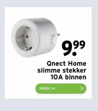 GAMMA Qnect Home Slimme Stekker 10A Binnen aanbieding