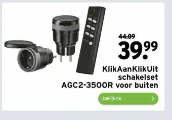 GAMMA KlikAanKlikUit Shakelset AGC2-3500R Voor Buiten aanbieding