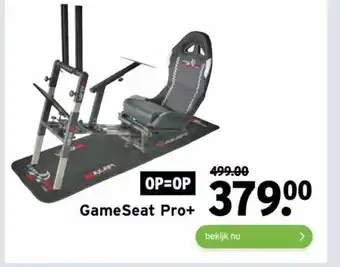 GAMMA GameSeat Pro+ aanbieding