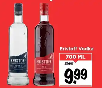 Vomar Voordeelmarkt Eristoff Vodka 700ml aanbieding