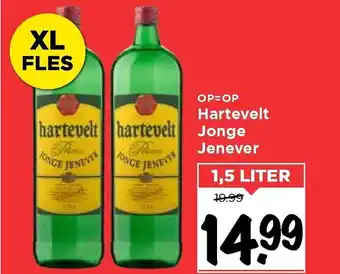 Vomar Voordeelmarkt Hartevelt Jonge Jenever 1,5L aanbieding