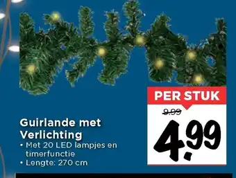 Vomar Voordeelmarkt Guirlande met Verlichting aanbieding