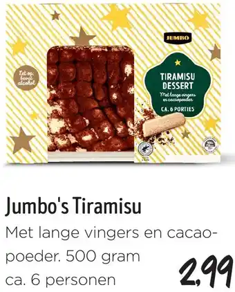 Jumbo Jumbo's Tiramisu aanbieding