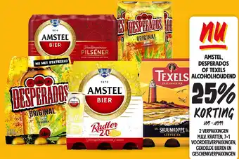 Jumbo Amstel, Desperados of Texels alcoholhoudend aanbieding