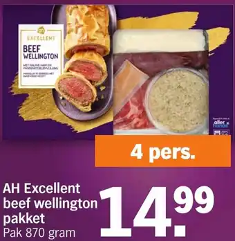 Albert Heijn AH Excellent beef wellington pakket aanbieding