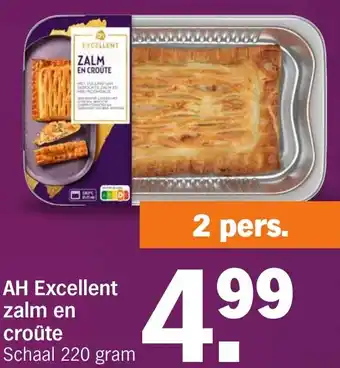 Albert Heijn AH Excellent zalm en croûte aanbieding