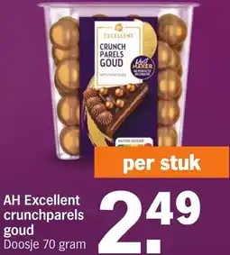 Albert Heijn AH Excellent crunchparels goud aanbieding