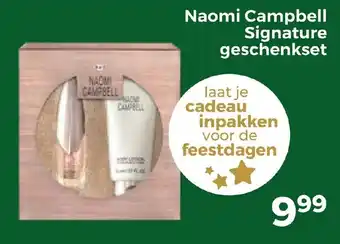 Trekpleister Naomi Campbell Signature geschenkset aanbieding