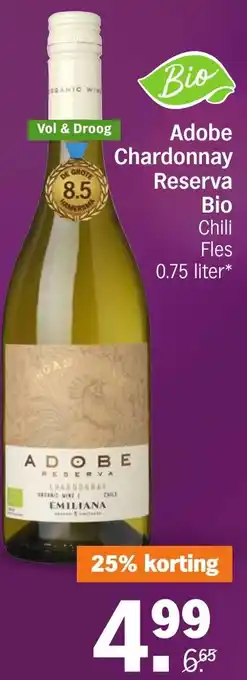 Albert Heijn Adobe Chardonnay Reserva Bio aanbieding