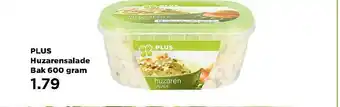 PLUS Plus Huzarensalade Bak 600 Gram aanbieding
