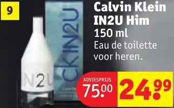 Kruidvat Calvin Klein IN2U Him aanbieding