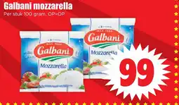 Dirk Galbani mozzarella aanbieding