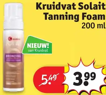 Kruidvat Kruidvat Solait Tanning Foam aanbieding