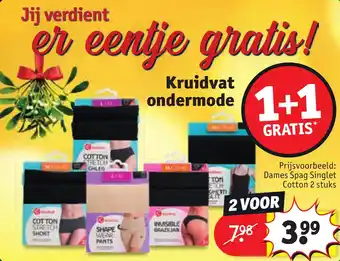 Kruidvat Kruidvat ondermode aanbieding