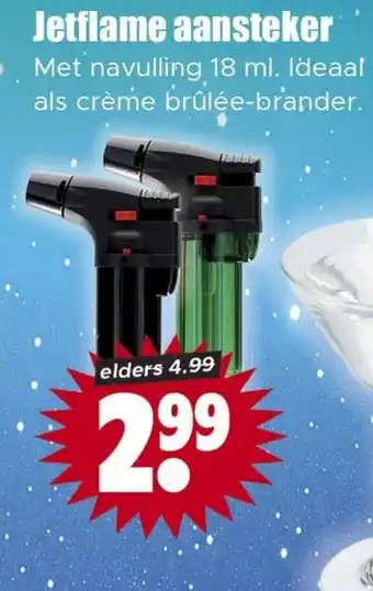 Dirk Jetflame aansteker aanbieding