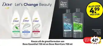 Kruidvat Keuze uit de grootformaten van Dove Essential en Dove Men+Care aanbieding