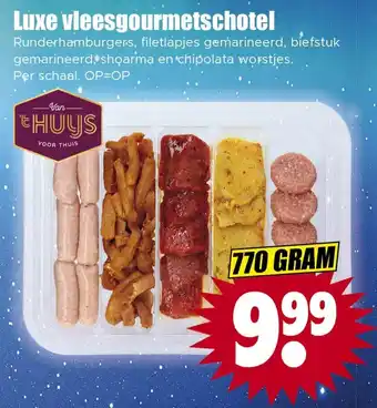 Dirk Luxe vleesgourmetschotel aanbieding