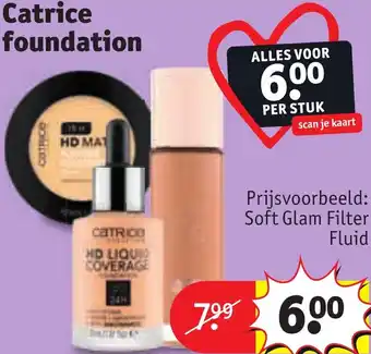 Kruidvat Catrice foundation aanbieding