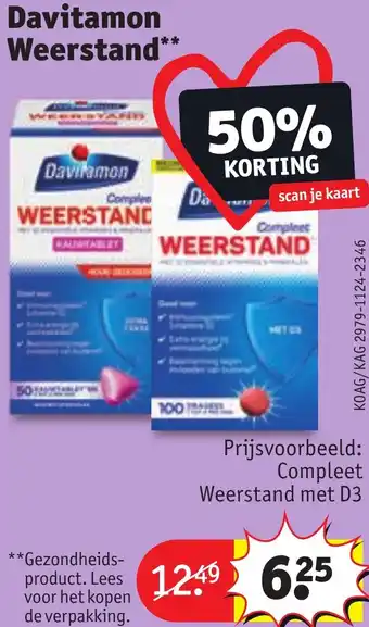 Kruidvat Davitamon Weerstand aanbieding