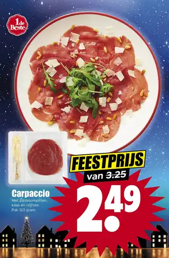 Dirk Carpaccio aanbieding